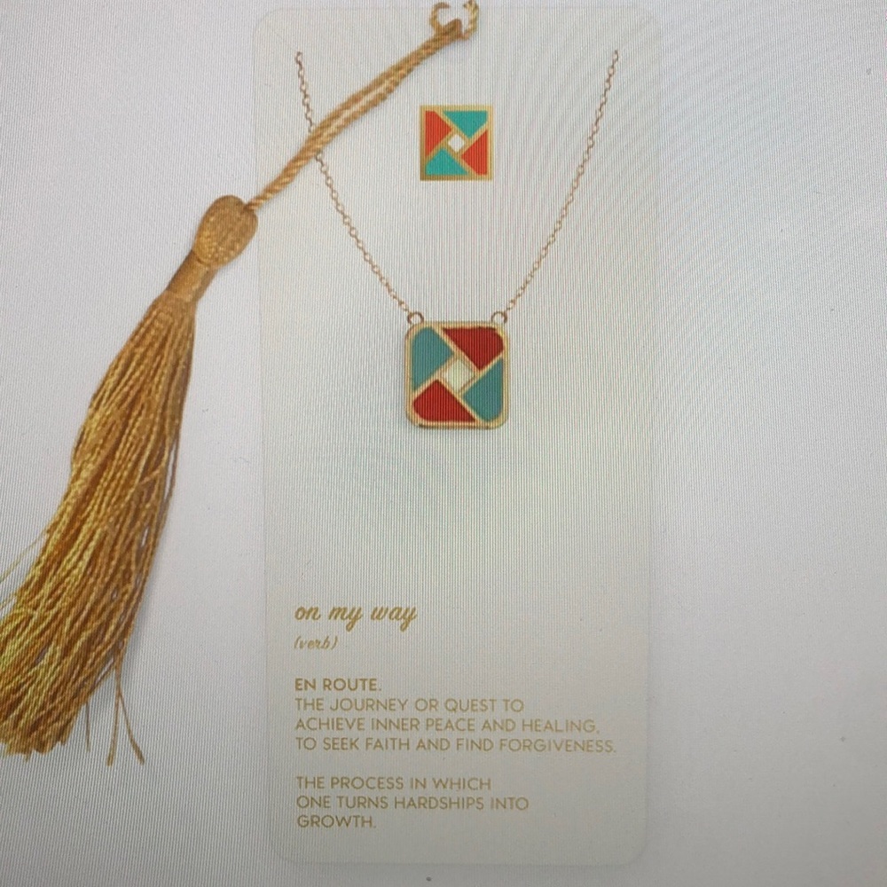 NWT Lorena Junco Margaux On My Way Necklace